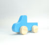 Wooden Blue Truck  - Wooden push toy - Blue - Non Toxic Paint