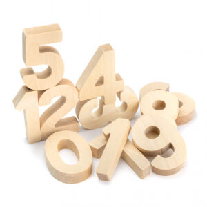 Wooden number 0 to 9 puzzle toy 2