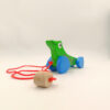 Sea Lion (Green) - Wooden Pull Toy Along Toy Sea Animal’s