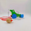 Sea Lion (Green) - Wooden Pull Toy Along Toy Sea Animal’s