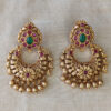 Antique Chandbali Earrings - Copper Earrings - Premium First Copy Earrings
