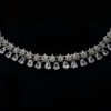 Floral Drop Diamond Necklace Set - American Stoned Diamond - Premium Imitation Fancy Jewellery Set