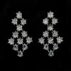 Floral Drop Diamond Necklace Set - American Stoned Diamond - Premium Imitation Fancy Jewellery Set