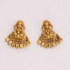 Antique Gold Plated Lakshmi Pendent Set - Necklace Set - Gold Plated Pendent and Earring Set